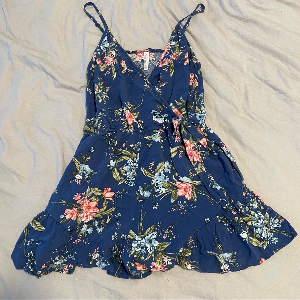 faux wrap romper